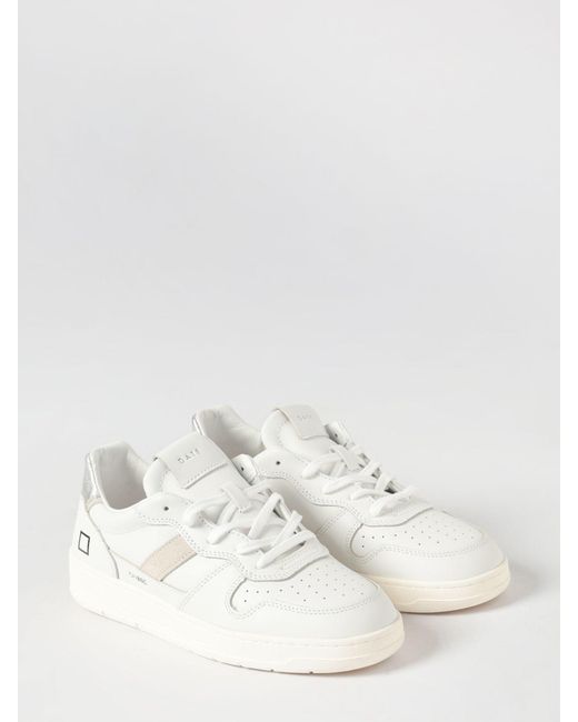 Date White Court 2.0 Basic Sneakers Aus Leder