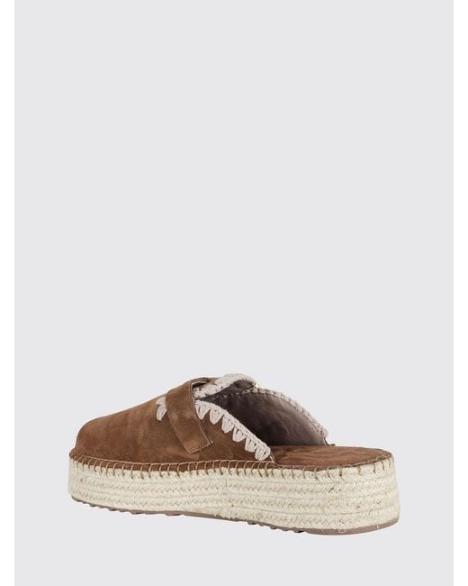 Clogs Jute di Mou in Brown