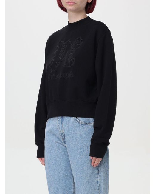Palm Angels Black Sweatshirt