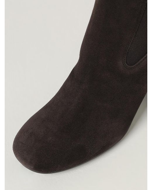 Hogan Black Flat Ankle Boots