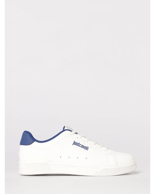 Just Cavalli Natural Leather Sneakers for men