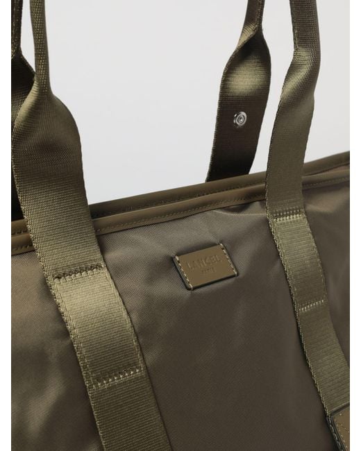 Lancel Natural Mistral Rollable Nylon Bag