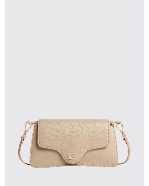 Coccinelle Natural C-Me Grained Leather Bag