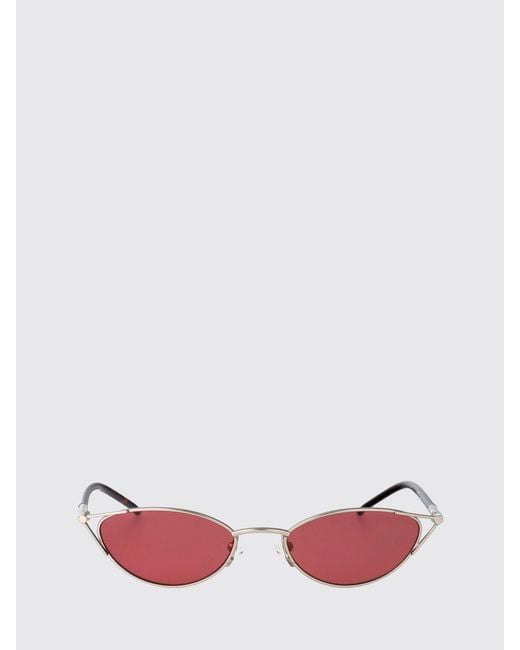 McQueen White Am0563S Acetate And Metal Sunglasses