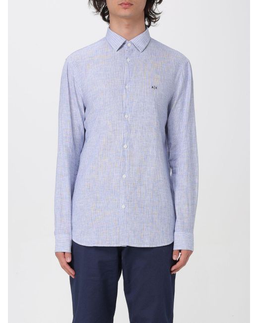 Armani Exchange Blue Shirt for men