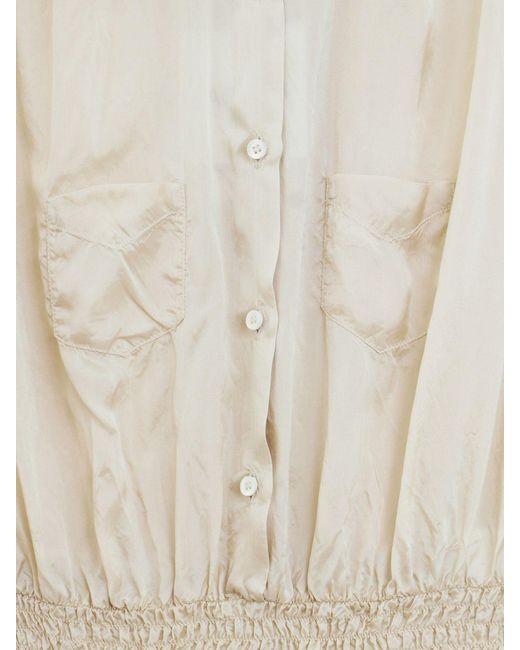 Aspesi Natural Cotton Shirtdress