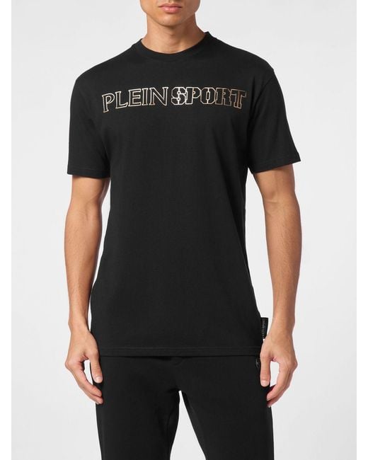 Philipp Plein Black T-Shirt for men