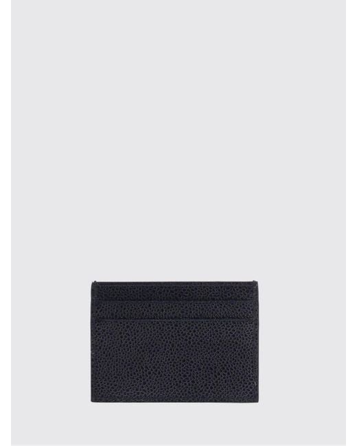 Thom Browne White Calf Leather Card Holder