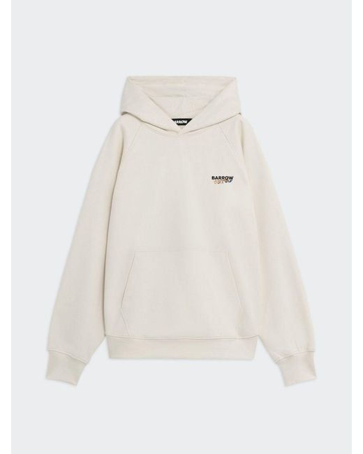 Barrow White Hoodie for men