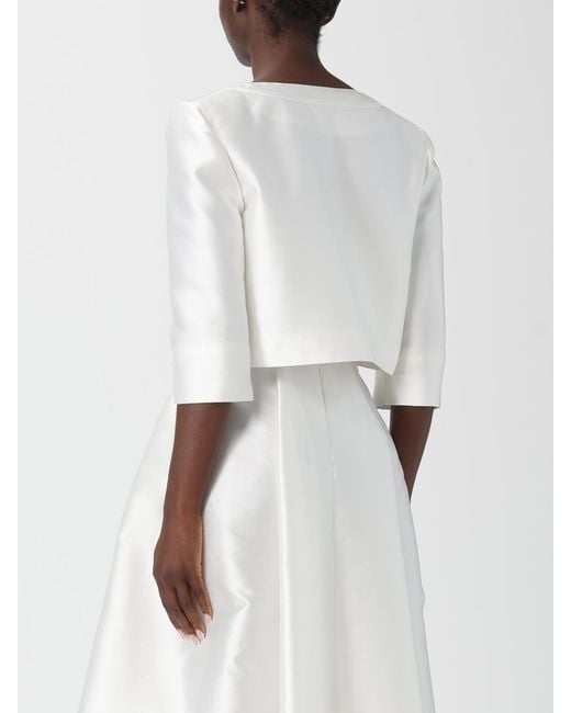 Alberta Ferretti White Bolero