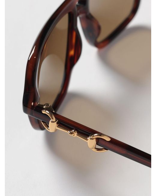 Gucci Natural Gg2052S Navigator Recycled Acetate Sunglasses