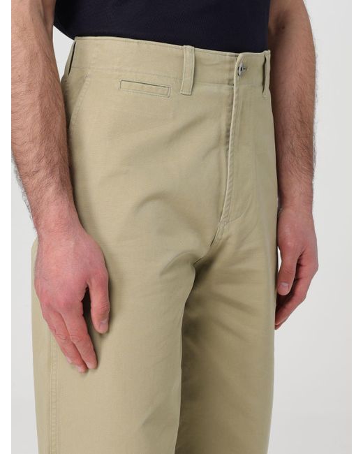Pantalone di Burberry in Natural da Uomo