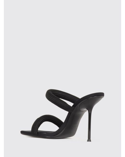 Alexander Wang Black Julie Tubular Mesh Mules