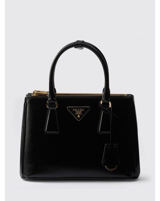Borsa Galleria Small di Prada in Black