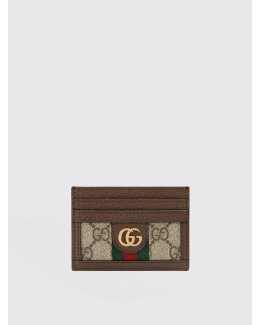 Gucci White Ophidia Card Holder for men