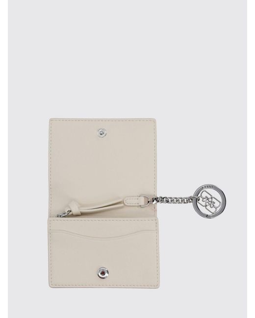 Ganni White Wallet