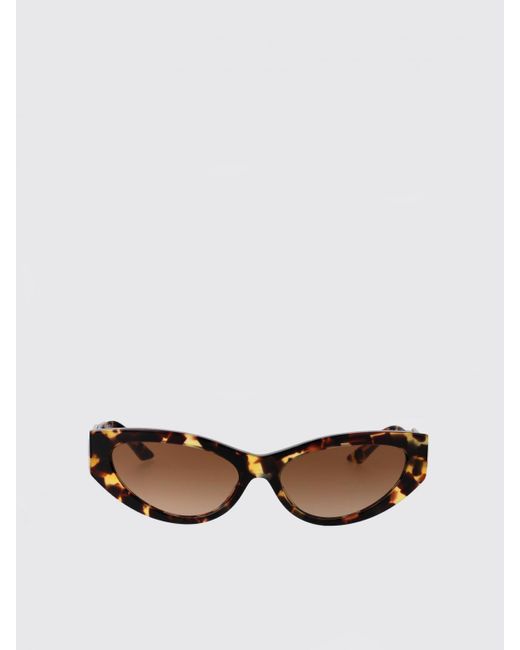 Versace Brown Elegant Eyewear With Distinctive Temples For Stylish Sun Protection