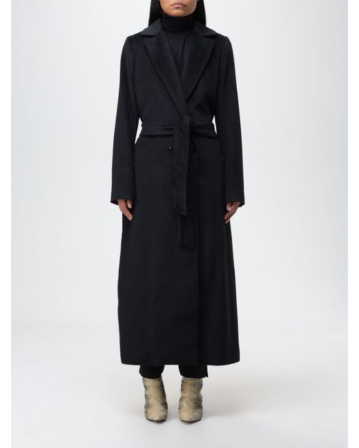 Cappotto in misto lana di Twin Set in Black
