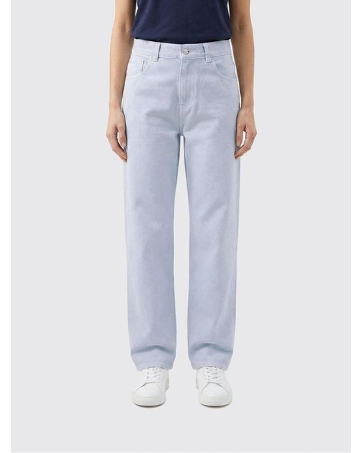 Haikure Blue Straight Denim Jeans