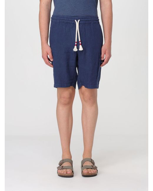 Pantalones cortos Mc2 Saint Barth de hombre de color Blue
