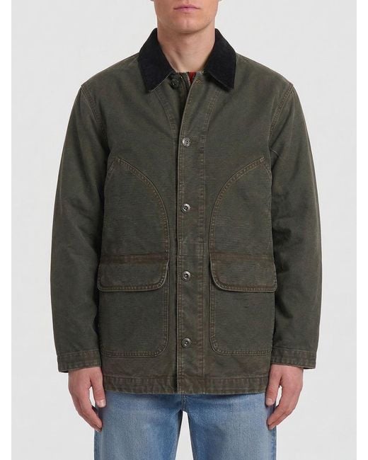 Carhartt Gray Cotton Jacket for men