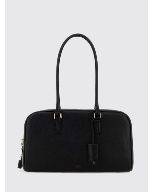 Tom Ford Black Padlock Grained Leather Bag
