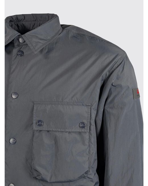 Peuterey Blue Nylon Shirt Jacket for men