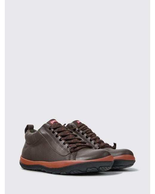 Camper Brown Peu Pista Gm Outdoor Ankle Boots for men
