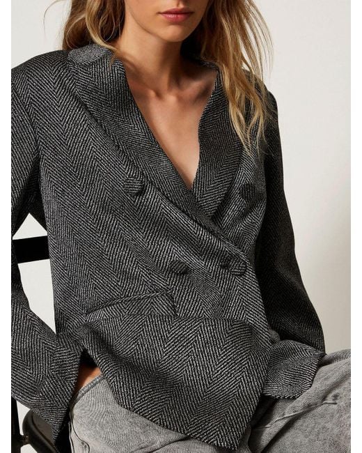 Twinset Gray Blazer