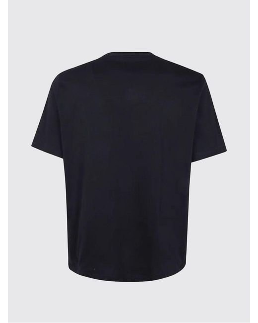 Paul Smith Blue Crew Neck Cotton T-Shirt for men