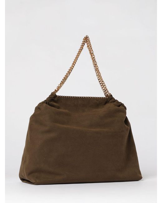 Stella McCartney Brown Falabella Faux Suede Tote Bag