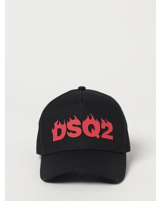 DSquared² Baumwollmütze Mit Logo-Print in Black für Herren