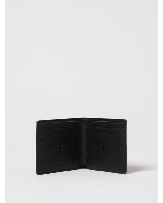 Burberry White Embossed Leather Wallet for men