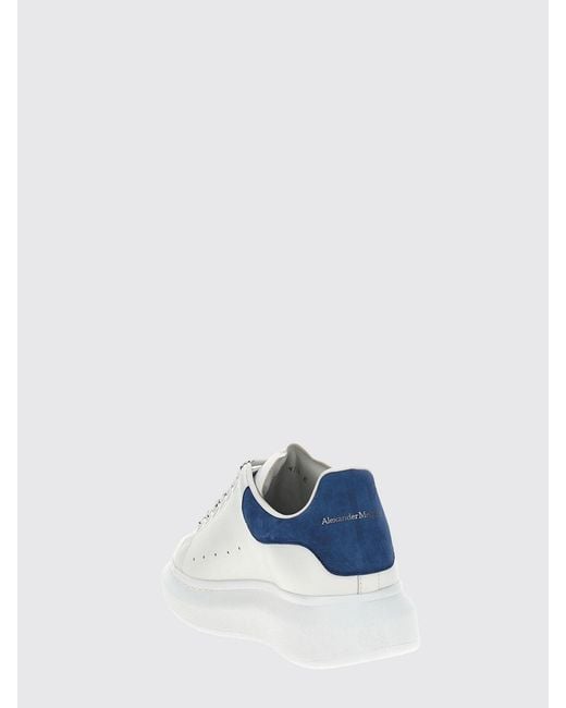 McQueen White Oversize Leather Sneakers for men