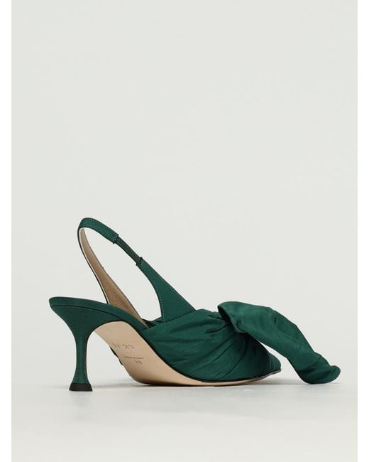 N°21 Green Heeled Sandals