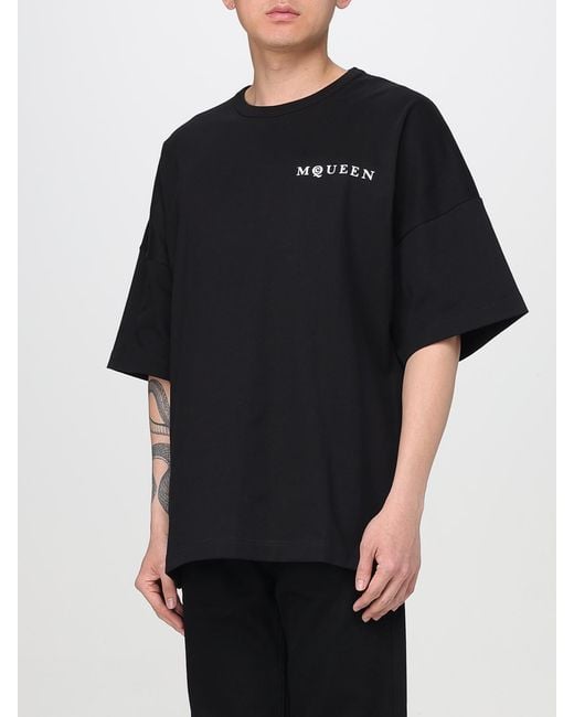 McQueen Black T-Shirt for men
