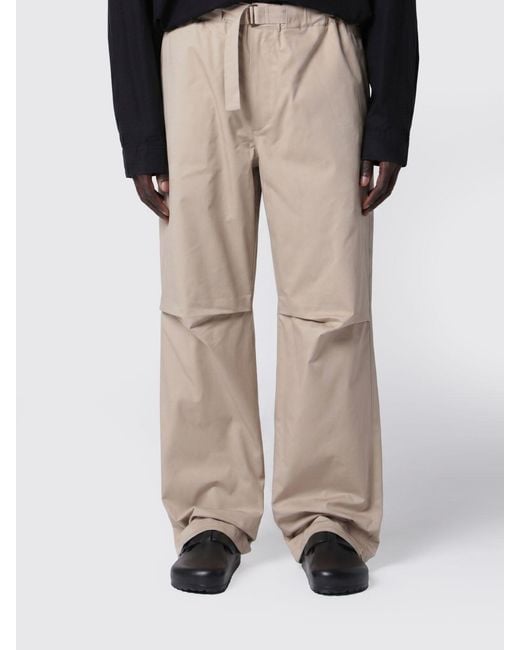 DARKPARK Natural Cotton Stretch Wide-Leg Trousers for men