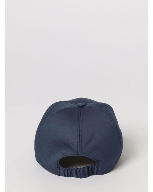 Premiata Blue Ball Cotton Cap With Embroidered Logo for men