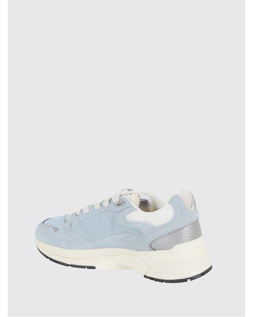 Autry White Hyperway Suede And Mesh Sneakers