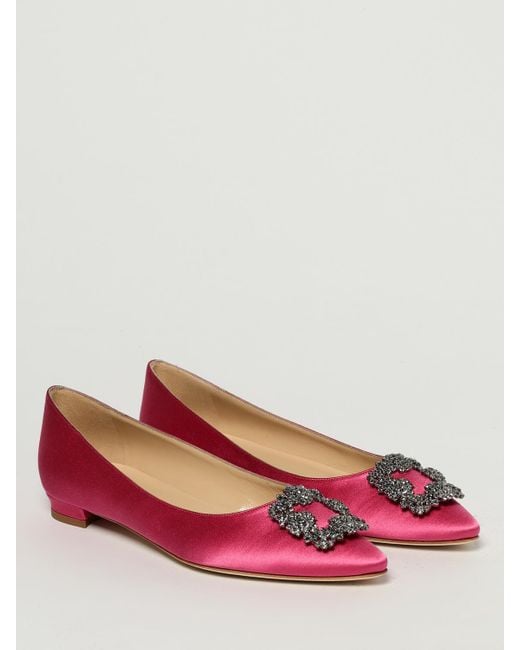 Manolo Blahnik Pink Shoes