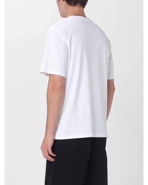 Berluti White Comfortable Crew Neck Solid Basic T-Shirt Essential For Everyday Wear for men