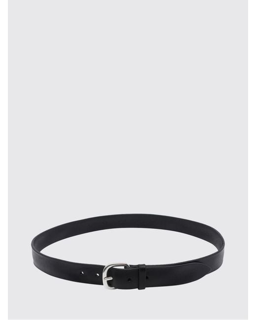 Orciani White Leather Belt for men