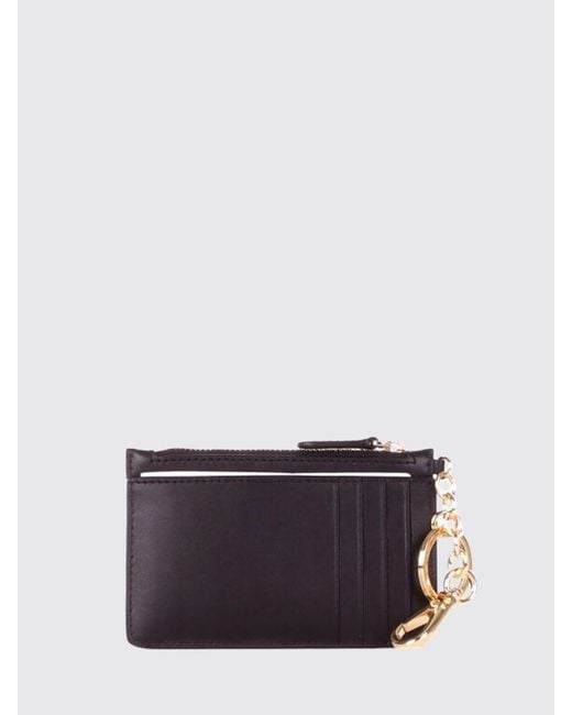 Ralph Lauren Purple Leather Credit Card Holder