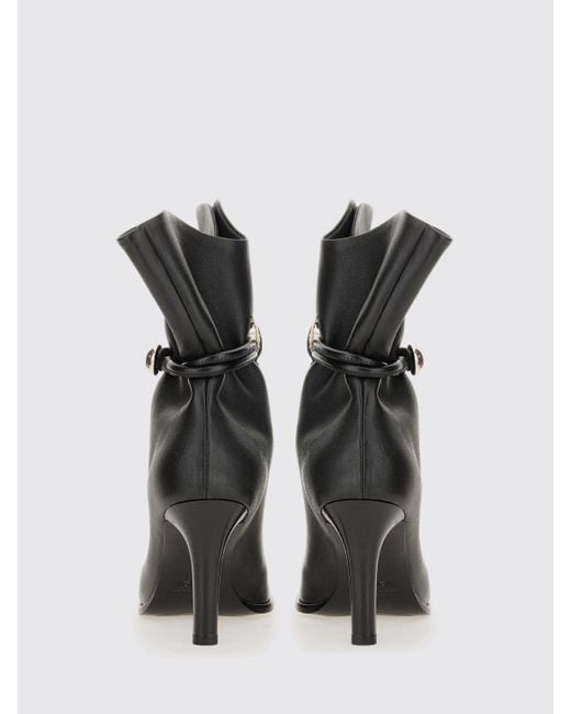 Isabel Marant Black Flat Ankle Boots