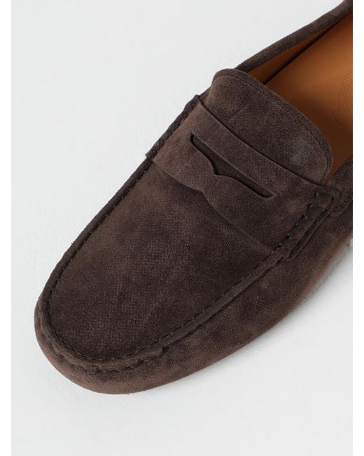 Tod's White Driver Suede Loafer for men