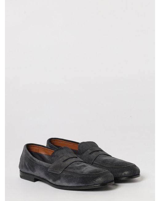 Church's White Suede Loafers for men