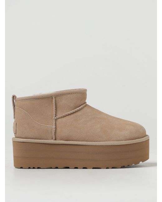 Ugg Brown Flat Ankle Boots