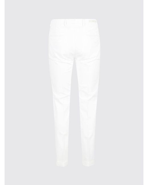 Briglia 1949 White Cotton Chino Trousers for men
