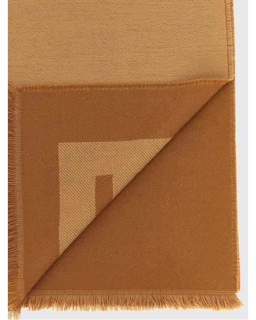 Fendi Natural Ff Virgin Wool Scarf for men