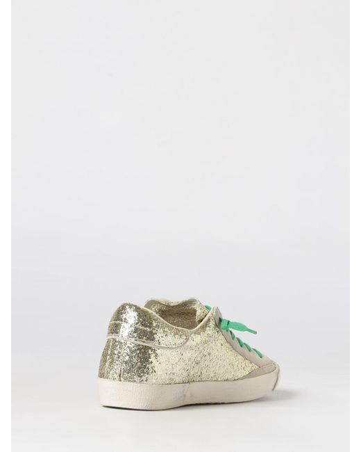 Philippe Model Metallic Suede And Glitter Sneakers